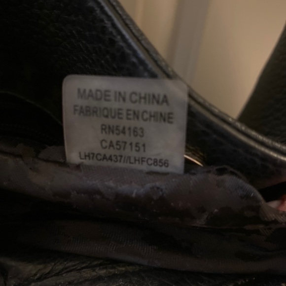 Karl Lagerfeld Paris Flow Embossed Black Medium Sized Purse - Picture 10 of 12